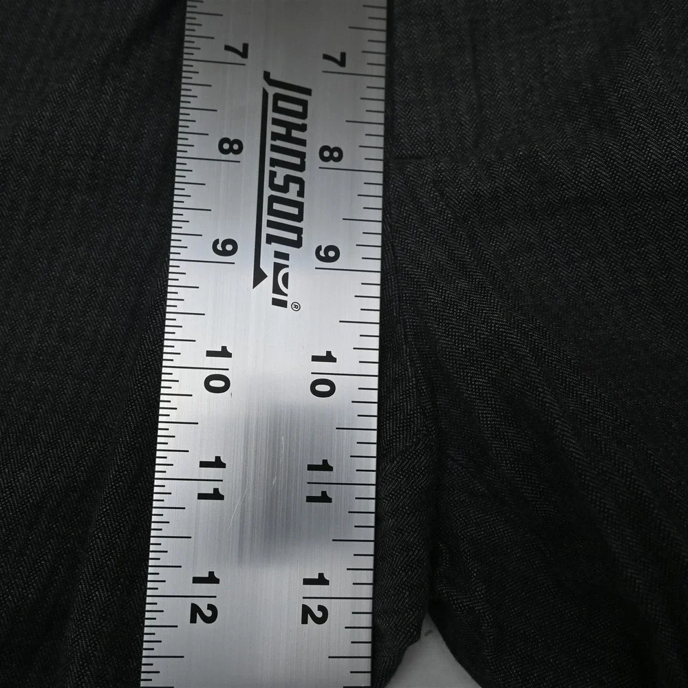 Banana Republic‎ 33x32 Gray Herringbone Cotton Wool Boot Fit Cut Pants